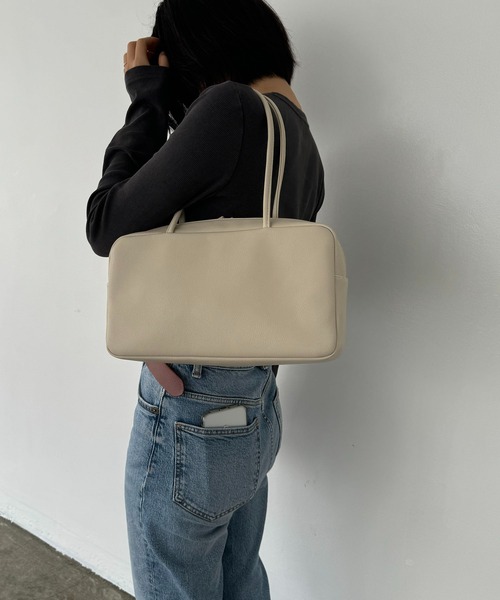 エレガントスエードボストンバッグシンプル ☆ドイツ発*ZARA*新作*LIMITED EDITION-本革スエードボストン