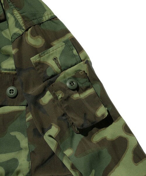 BEAMS PLUS(ビームスプラス)の「メッシュ ジャカード カモフラージュ ミリタリー シャツ ジャケット(ミリタリージャケット・メンズ・その他・M/L)」の9枚目の写真