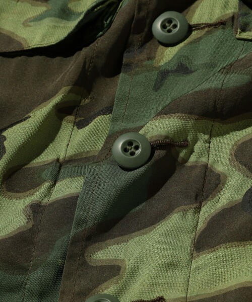 BEAMS PLUS(ビームスプラス)の「メッシュ ジャカード カモフラージュ ミリタリー シャツ ジャケット(ミリタリージャケット・メンズ・その他・M/L)」の10枚目の写真
