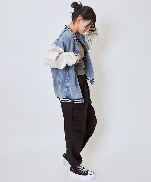 GORGE(ゴージ)の「デニムスタジャン(スタジャン・レディース・ブルー/ブラック・F)」の16枚目の写真