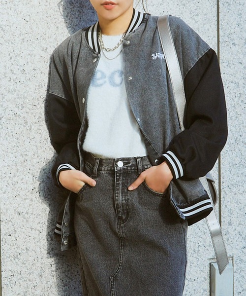 GORGE(ゴージ)の「デニムスタジャン(スタジャン・レディース・ブルー/ブラック・F)」の13枚目の写真