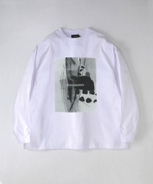 【SLICK/スリック】MVS Jersey L/S Printed T-Shirt(PHILOSOPHY) /ドロップショルダープリントTシャツ(PHILOSOPHY) /  オーバーサイズ シルエット  / ヘビーウェイト