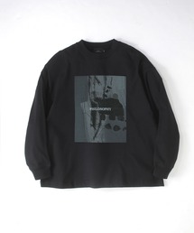 【SLICK/スリック】MVS Jersey L/S Printed T-Shirt(PHILOSOPHY) /ドロップショルダープリントTシャツ(PHILOSOPHY) / オーバーサイズ シルエット / ヘビーウェイト