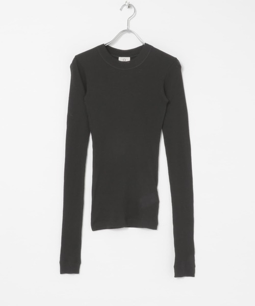 URBAN RESEARCH（アーバンリサーチ）の「NINETY PERCENT　ANIS RIB TOP（Tシャツ/カットソー・レディース・ラベンダー/ベージュ/オフホワイト/ブラック・SMALL）」の22枚目の写真