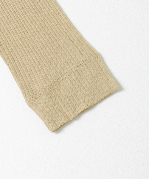 URBAN RESEARCH（アーバンリサーチ）の「NINETY PERCENT　ANIS RIB TOP（Tシャツ/カットソー・レディース・ラベンダー/ベージュ/オフホワイト/ブラック・SMALL）」の7枚目の写真