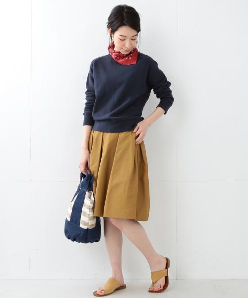 Ray BEAMS（レイビームス）の「Ray BEAMS LOS ANGELES / クルーネック スウェット（スウェット・レディース・オフホワイト/シルバー/オリーブ/ネイビー・ONE SIZE）」の5枚目の写真