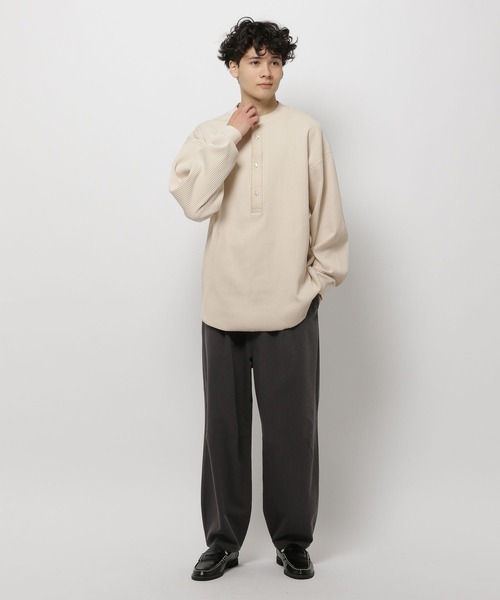 tシャツ トタンテレコヘンリーネックプルオーバー レディース 楽天市場】テレコヘンリーネックプルオーバーの通販