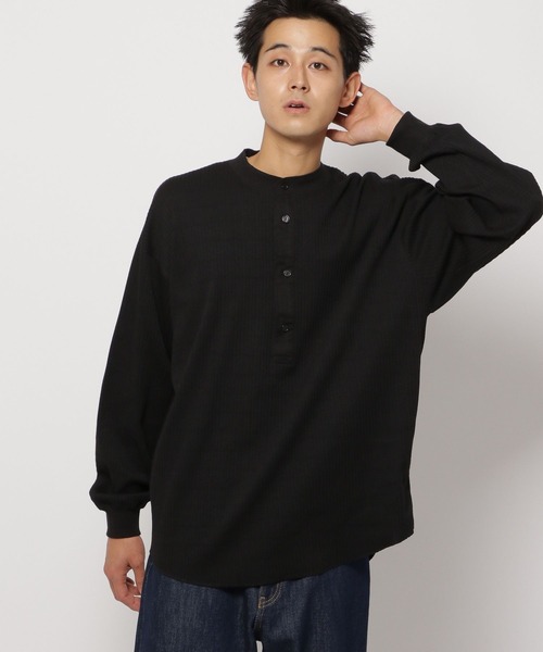 niko and...(ニコアンド)の「トタンテレコヘンリープルオーバー(Tシャツ/カットソー・メンズ・オフホワイト/ブラック・MEDIUM/LARGE)」の19枚目の写真