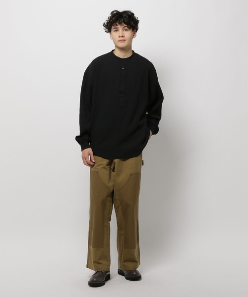 niko and...(ニコアンド)の「トタンテレコヘンリープルオーバー(Tシャツ/カットソー・メンズ・オフホワイト/ブラック・MEDIUM/LARGE)」の20枚目の写真