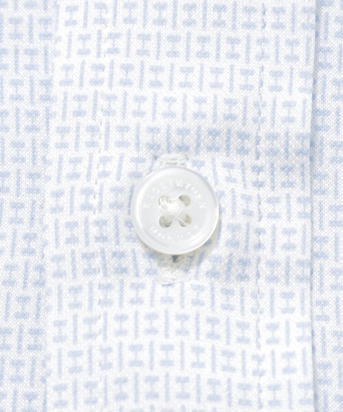 MACKINTOSH LONDON（マッキントッシュ ロンドン）の「【FLEX JERSEY】鹿の子ジオメトリック小紋ジャージーシャツ（シャツ/ブラウス・メンズ・ブルー系その他4/グレー系その他2・M/L/XL/S）」の10枚目の写真