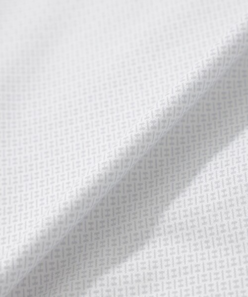 MACKINTOSH LONDON（マッキントッシュ ロンドン）の「【FLEX JERSEY】鹿の子ジオメトリック小紋ジャージーシャツ（シャツ/ブラウス・メンズ・ブルー系その他4/グレー系その他2・M/L/XL/S）」の11枚目の写真