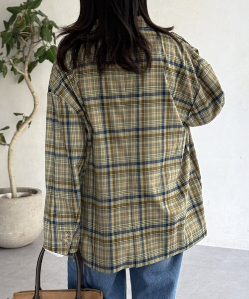 CPCM(シーピーシーエム)の「オーバーサイズテーラードジャケット(テーラードジャケット・レディース・グレー系その他/グレー/ベージュ/ネイビー・FREE)」の13枚目の写真