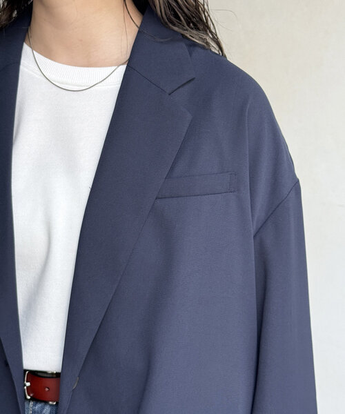 CPCM(シーピーシーエム)の「オーバーサイズテーラードジャケット(テーラードジャケット・レディース・グレー系その他/グレー/ベージュ/ネイビー・FREE)」の21枚目の写真