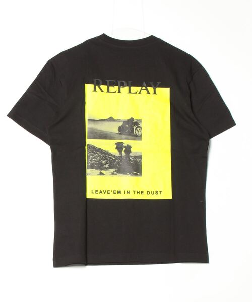 REPLAY(リプレイ)の「リラックスフィット ベーシックジャ-ジーコットンプリントTシャツ(Tシャツ/カットソー・メンズ・ホワイト/ブラック・LARGE/X-LARGE/SMALL/MEDIUM)」の6枚目の写真