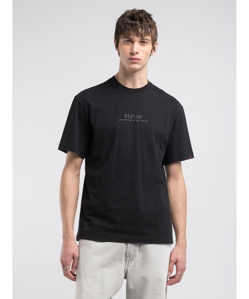 REPLAY(リプレイ)の「リラックスフィット ベーシックジャ-ジーコットンプリントTシャツ(Tシャツ/カットソー・メンズ・ホワイト/ブラック・LARGE/X-LARGE/SMALL/MEDIUM)」の8枚目の写真