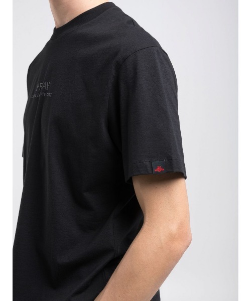 REPLAY(リプレイ)の「リラックスフィット ベーシックジャ-ジーコットンプリントTシャツ(Tシャツ/カットソー・メンズ・ホワイト/ブラック・LARGE/X-LARGE/SMALL/MEDIUM)」の4枚目の写真