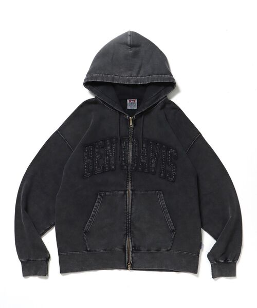 セール】【BEN DAVIS（ベンデイビス）】DEPARTMENT FADED ZIP HOODIE