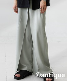 セール】SATIN LACE LAYERED PANTS（スラックス）｜Ameri（アメリ）の