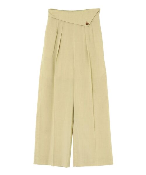 LAGUNAMOON(ラグナムーン)の「ラペルワイドパンツ(その他パンツ・レディース・グレー/ライトグリーン・SMALL/MEDIUM)」の1枚目の写真