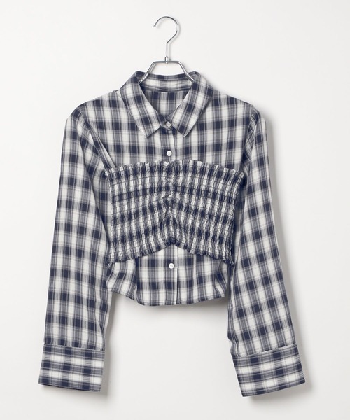 セール】ビスチェSETチェックシャツ 324844（シャツ/ブラウス
