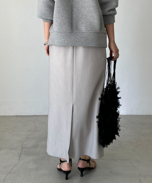 Doux archives(ドゥアルシーヴ)の「ダブルクロスタイトスカート(スカート・レディース・ブラック/グレー/ベージュ・SMALL/MEDIUM)」の20枚目の写真