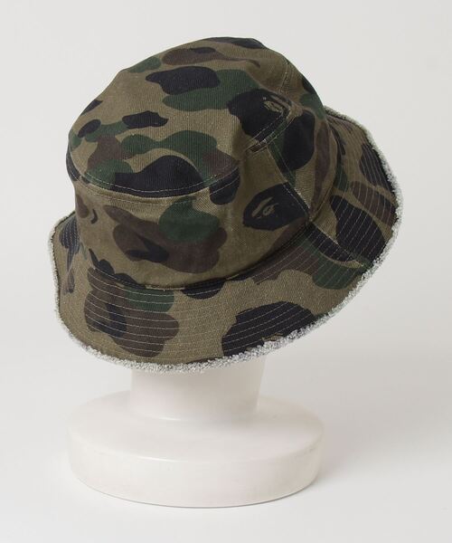 A BATHING APE(アベイシングエイプ)の「1ST CAMO BUCKLE HAT(ハット・メンズ・グリーン・MEDIUM/LARGE)」の5枚目の写真