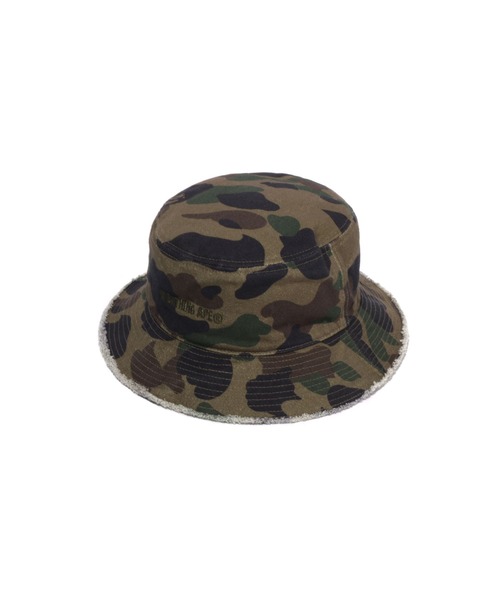 A BATHING APE(アベイシングエイプ)の「1ST CAMO BUCKLE HAT(ハット・メンズ・グリーン・MEDIUM/LARGE)」の2枚目の写真