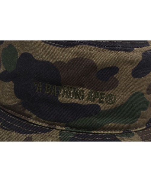 A BATHING APE(アベイシングエイプ)の「1ST CAMO BUCKLE HAT(ハット・メンズ・グリーン・MEDIUM/LARGE)」の3枚目の写真