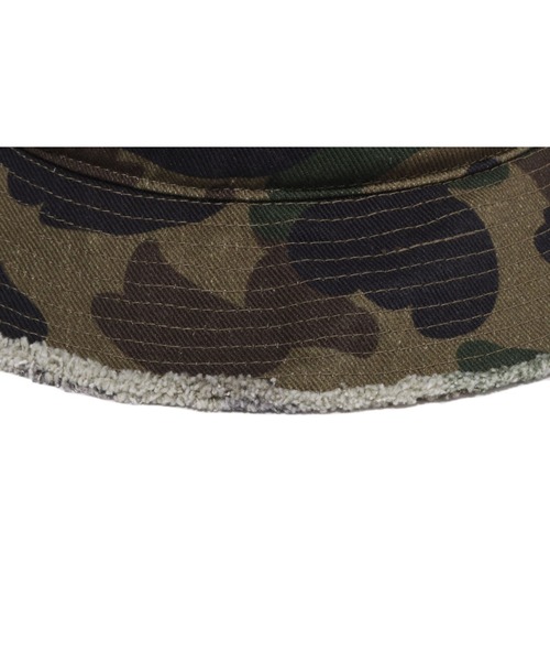 A BATHING APE(アベイシングエイプ)の「1ST CAMO BUCKLE HAT(ハット・メンズ・グリーン・MEDIUM/LARGE)」の4枚目の写真