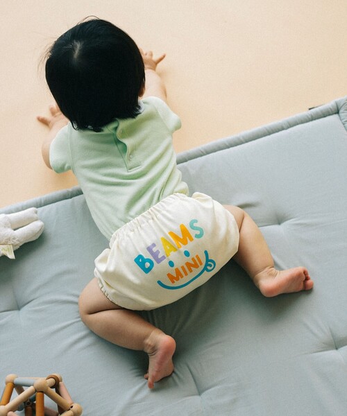 BEAMS mini（ビームスミニ）の「スマイル ベビー ブルマ 2025SS（70～80cm）（その他ベビーウェア・キッズ・サックスブルー/ホワイト系その他5・70/80）」の5枚目の写真