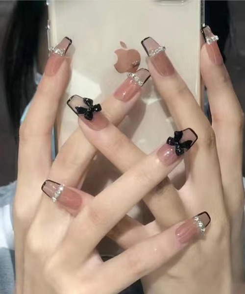 Lace Ladies（レースレディース）の「3D ビジュー付き カラー ネイルチップ セット（ネイルシール/ネイルチップ・レディース・B/A/D/E/F/C・FREE）」の13枚目の写真