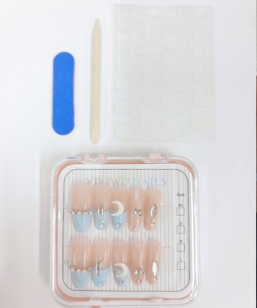 Lace Ladies（レースレディース）の「3D ビジュー付き カラー ネイルチップ セット（ネイルシール/ネイルチップ・レディース・B/A/D/E/F/C・FREE）」の19枚目の写真