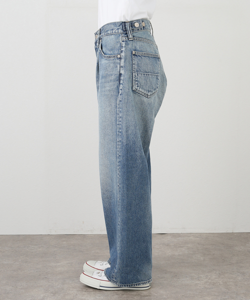 24SS ジャーナルスタンダードラックス 11OZデニム タック5PK ワイド 11OZデニム タック5PK（デニムパンツ）｜JOURNAL STANDARD LUXE