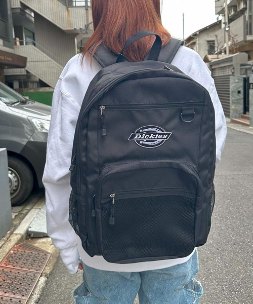 Dickies(ディッキーズ)の「Dickies / DK ICON LOGO STUDENT PACK / 18421700(バックパック/リュック・レディース・ブラック/ホワイト/ブラック系その他・ONESIZE)」の8枚目の写真