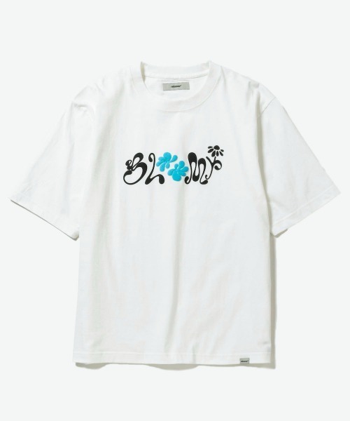 rehacer(レアセル)の「rehacer : Bloom Logo Relax Fit T-shirt / ブルームロゴ リラックスフィット Tシャツ(Tシャツ/カットソー・メンズ・ホワイト/ブラック・SMALL/MEDIUM/LARGE/X-LARGE)」の9枚目の写真