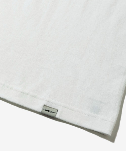 rehacer(レアセル)の「rehacer : Bloom Logo Relax Fit T-shirt / ブルームロゴ リラックスフィット Tシャツ(Tシャツ/カットソー・メンズ・ホワイト/ブラック・SMALL/MEDIUM/LARGE/X-LARGE)」の13枚目の写真