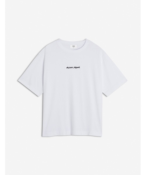 Maison Kitsune(メゾンキツネ)の「MAISON KITSUNE EMBROIDERY OVERSIZE TEE-SHIRT(Tシャツ/カットソー・メンズ・ブラック/ホワイト/グレイッシュブルー・XS/S/M/L/XL/XXS)」の4枚目の写真