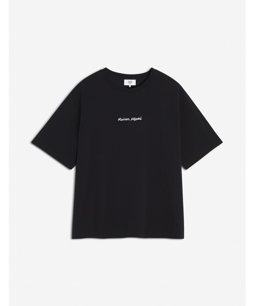 Maison Kitsune(メゾンキツネ)の「MAISON KITSUNE EMBROIDERY OVERSIZE TEE-SHIRT(Tシャツ/カットソー・メンズ・ブラック/ホワイト/グレイッシュブルー・XS/S/M/L/XL/XXS)」の6枚目の写真