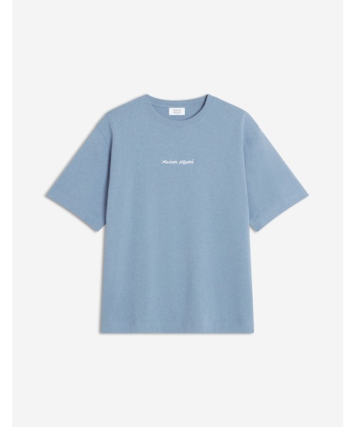 Maison Kitsune(メゾンキツネ)の「MAISON KITSUNE EMBROIDERY OVERSIZE TEE-SHIRT(Tシャツ/カットソー・メンズ・ブラック/ホワイト/グレイッシュブルー・XS/S/M/L/XL/XXS)」の8枚目の写真