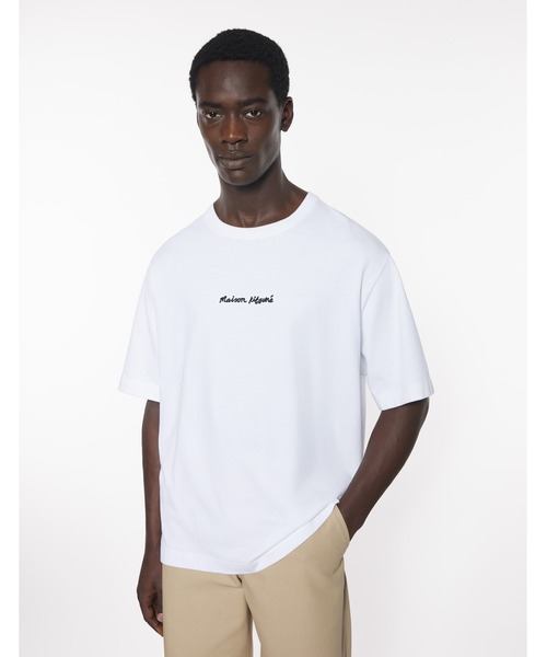 Maison Kitsune(メゾンキツネ)の「MAISON KITSUNE EMBROIDERY OVERSIZE TEE-SHIRT(Tシャツ/カットソー・メンズ・ブラック/ホワイト/グレイッシュブルー・XS/S/M/L/XL/XXS)」の14枚目の写真