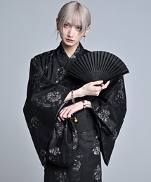 ADRER（アドラー）の「yukata 5 set / 浴衣 5点セット (浴衣・帯・下駄・扇子・巾着)（浴衣）」