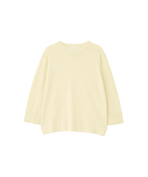 human woman（ヒューマンウーマン）の「◆【ウォッシャブル・UVカット】コットン混モックネックプルオーバー（ニット/セーター・レディース・ホワイト系その他/ネイビー/パープル・MEDIUM）」の11枚目の写真