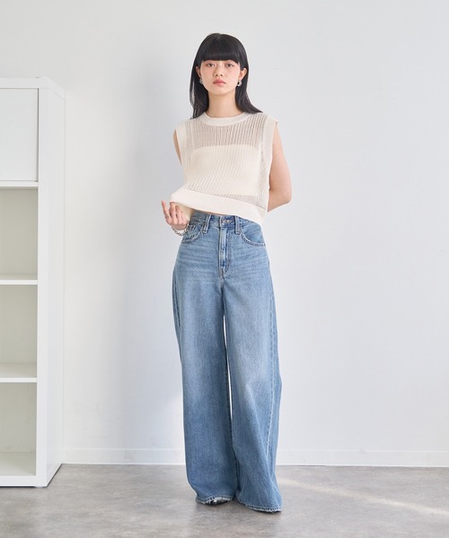 NOGLE(ノグル)の「【NOGLE/ノグル】ミックスサマーニット(その他トップス・レディース・ネイビー/ブラウン/ブラック/アイボリー・FREE)」の20枚目の写真