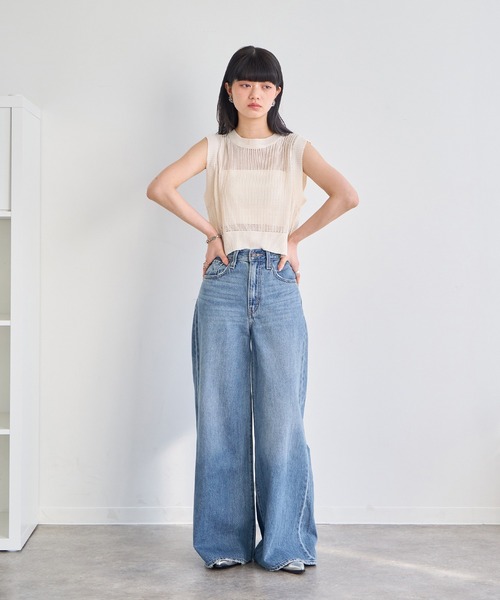 NOGLE(ノグル)の「【NOGLE/ノグル】ミックスサマーニット(その他トップス・レディース・ネイビー/ブラウン/ブラック/アイボリー・FREE)」の22枚目の写真