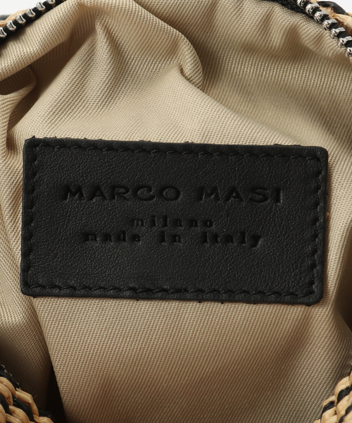 marco masi(マルコマージ)の「【MARCO MASI/マルコマージ】ラフィアチョウポシェット(ショルダーバッグ・レディース・ベージュ・FREE)」の4枚目の写真