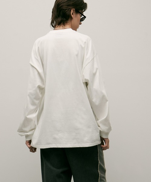 ENDER PRODUCTS(エンダープロダクツ)の「ノイズランドスケープグラフィックプリントカットソー【ENDER PRODUCTS/エンダープロダクツ】(Tシャツ/カットソー・メンズ・ホワイト・L)」の8枚目の写真