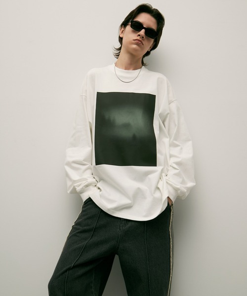 ENDER PRODUCTS(エンダープロダクツ)の「ノイズランドスケープグラフィックプリントカットソー【ENDER PRODUCTS/エンダープロダクツ】(Tシャツ/カットソー・メンズ・ホワイト・L)」の15枚目の写真