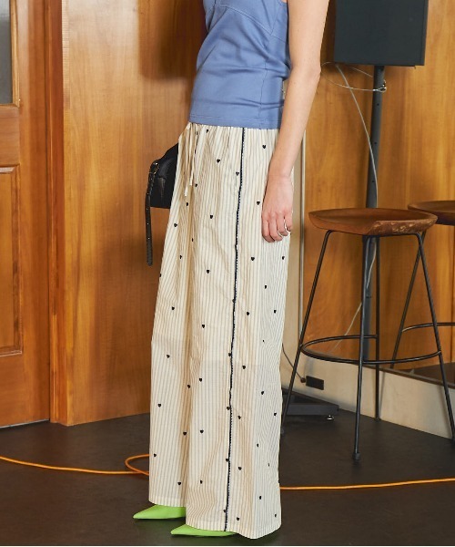 MAISON SPECIAL（メゾンスペシャル）の「Pajama Easy Pants/パジャマイージーパンツ【MAISON SPECIAL/メゾンスペシャル】■セットアップ対応■（その他パンツ・レディース・ブルー/アイボリー/ピンク・38/36）」の7枚目の写真