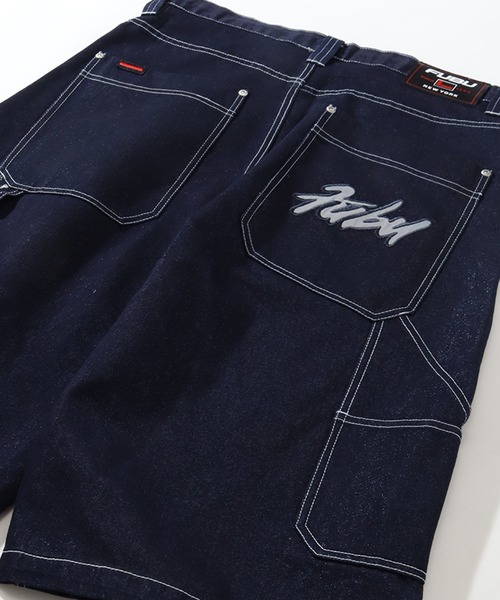 セール】【FUBU/フブ】Metallic Denim Short Pants/メタリック