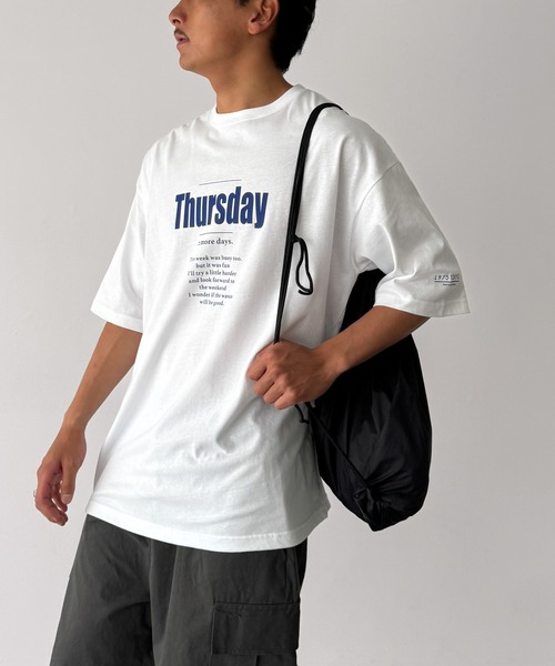 CANAL JEAN(キャナルジーン)の「1975 TOKYO Thursday半袖Tシャツ(Tシャツ/カットソー・レディース・ブラック/ホワイト・MEDIUM/LARGE/X-LARGE)」の11枚目の写真